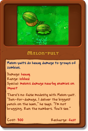 Melon-pult | Plants vs. Zombies Wiki | FANDOM powered by Wikia