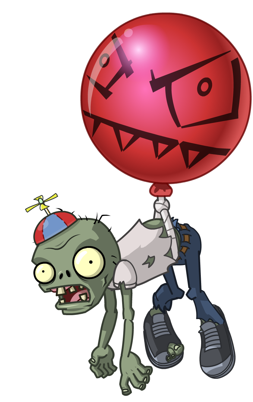 Image HD Balloon Zombie.png Plants vs. Zombies Wiki FANDOM
