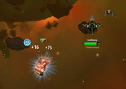 Pirate destroying