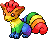 Vulpix rainbow