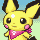 Cara de Pichu con pañuelo