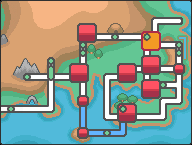 Kanto Cerulean City Map