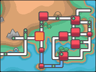 Kanto Viridian City Map