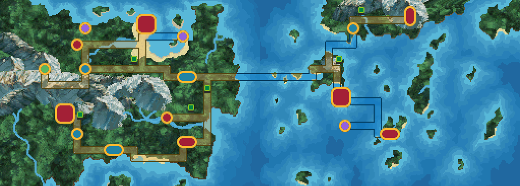 Image result for pokemon uranium map