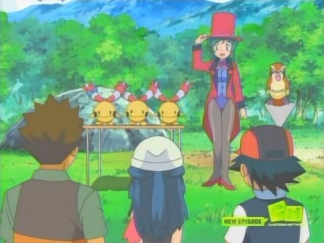 File:Francesca gets an applause from Ash and his friends.jpg
