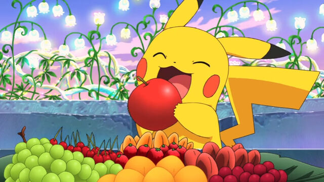 File:Pikachu about to eat an apple.jpg