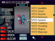 Sneasel pokédex