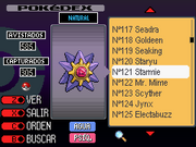 Starmie Pokedex
