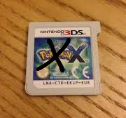 Pokemon X'd Out cartridge