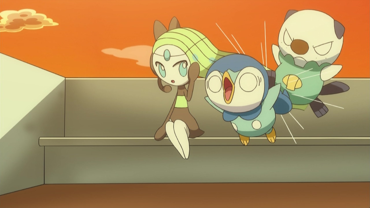 Imagem - Oshawott chuta Piplup.jpg | Wiki Pokepédia | FANDOM powered by