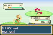 Hoof kick