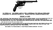 Hastings handcannon black and white