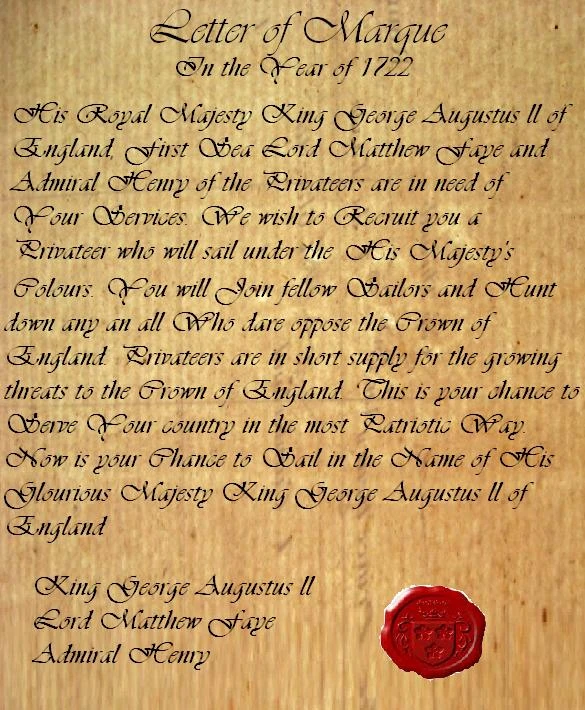 Letters of Marque Gamers Fanon Wiki FANDOM powered by Wikia