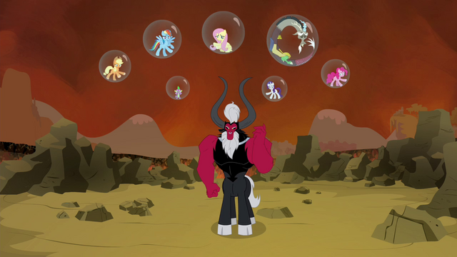 File:Twilight's friends trapped in bubble prisons S4E26.png