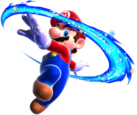 File:Mario Spin Art - Super Mario Galaxy.png