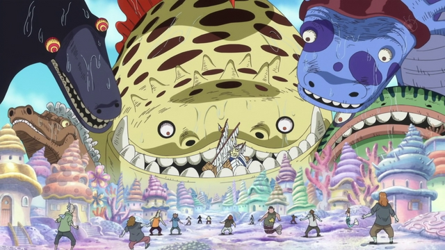 File:Shirahoshi Summons Sea Kings as a Child.png