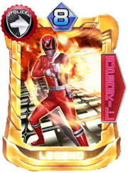 DekaRed Card in Super Sentai Legend Wars