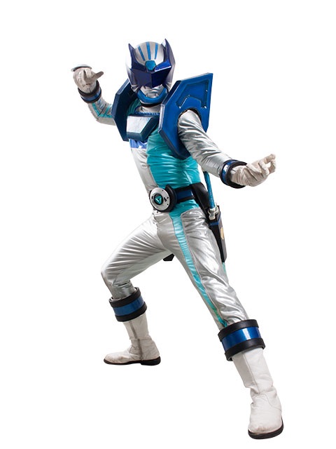 silver power ranger beast morpher