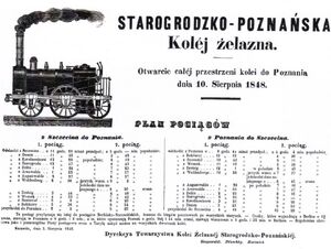 Starogrodzko-Poznańska Kolej Żelazna rozkład jazdy.jpg