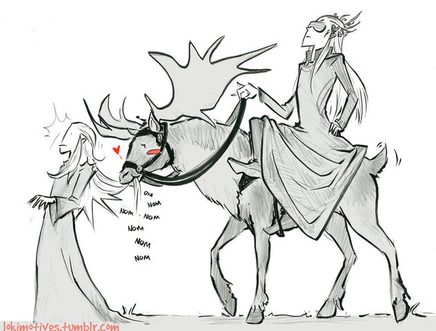 File:Thranduil joyriding by lokimotives-d5nxf75.jpg