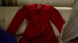 Vivian Darkbloom's red trench coat