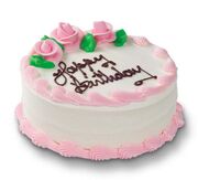 Birthday cake pink