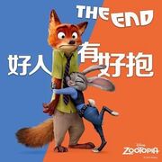 Judy hugs Nick