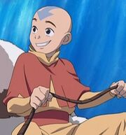 Aang on Appa
