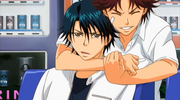 Kikumaru and echizen
