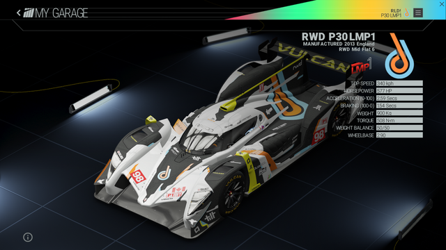 File:Project Cars Garage - RWD P30 LMP1.png