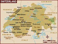 Switzerland map