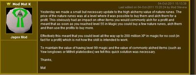 Nature Rune Post