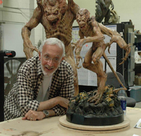 Stan Winston and Pumpkinhead Maquette