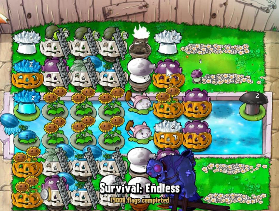 Survival Endless No Repair Cobless Strategy Plants vs
