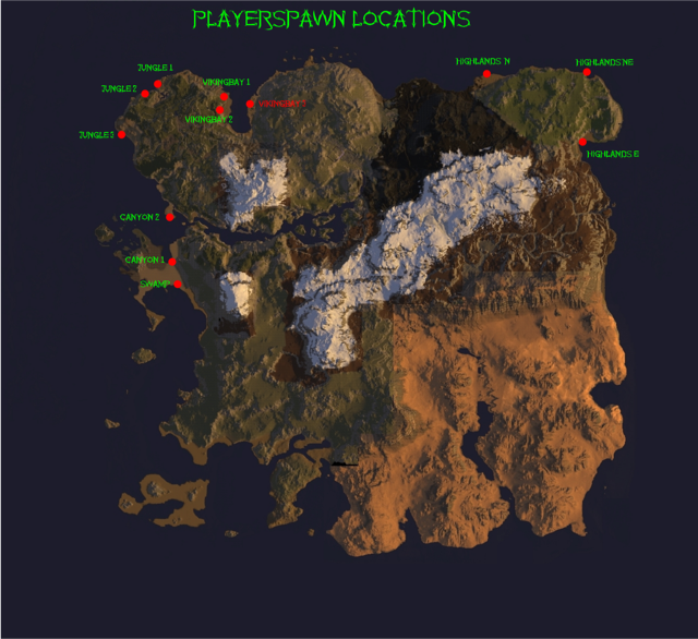 27 Ark Survival Evolved Ragnarok Spawn Map - Maps Database Source