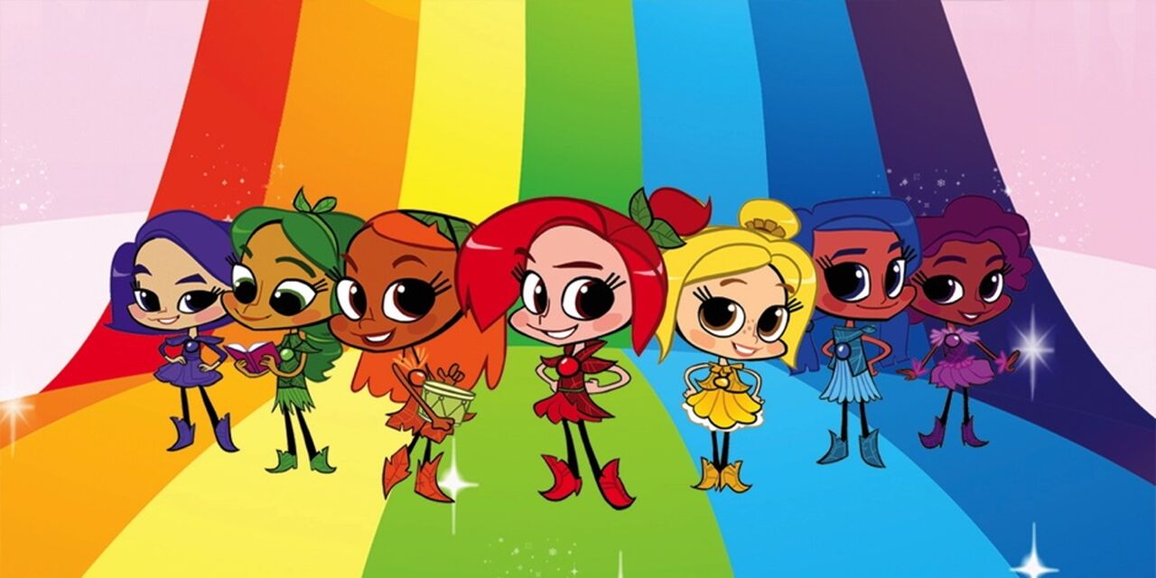 I found some fanart images of the Rainbow Rangers | Fandom