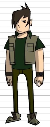Nameless Boy with Khaki Vest