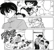 Ranma stops Ryoga - Mushroom of Time