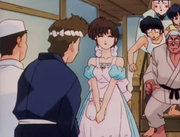Kasumi with delivery men - OVA 11