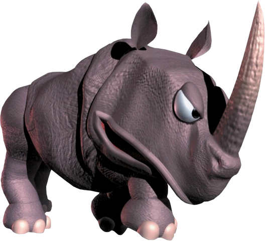 File:Rambi Artwork - Donkey Kong Country.png