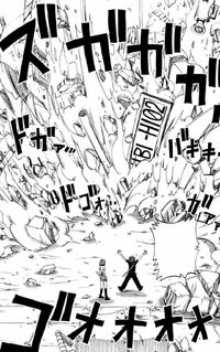 Elie causes an explosion