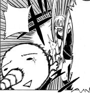 Elie throws Plue