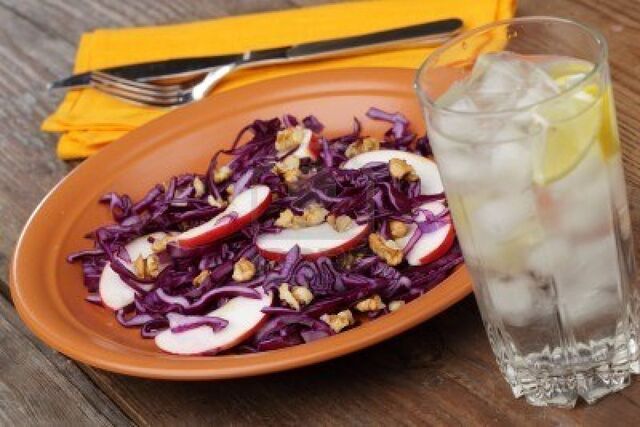 File:6286155-salad-with-red-cabbage-apples-and-walnuts-on-a-rustic-plate.jpg