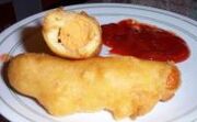 Vietnamese vegan corn dogs