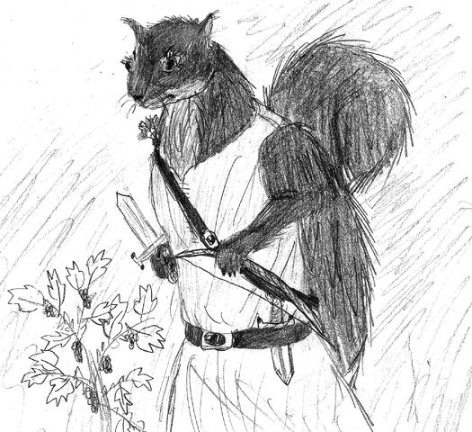 File:Squirrelmaid with blackberry bush.jpg