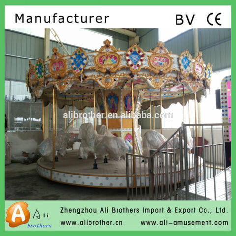 File:Hot Sale Amusement Park Theme fiberglass carousel.jpg