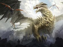 Bahamut em batalha