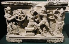 Death of Myrtilus cinerary urn