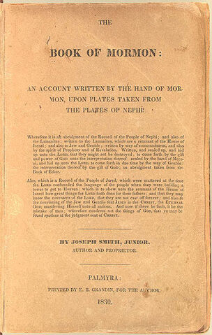 File:The Book of Mormon- An Account Written by the Hand of Mormon upon Plates Taken from the Plates of Nephi.jpg
