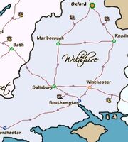 Map of wiltshire